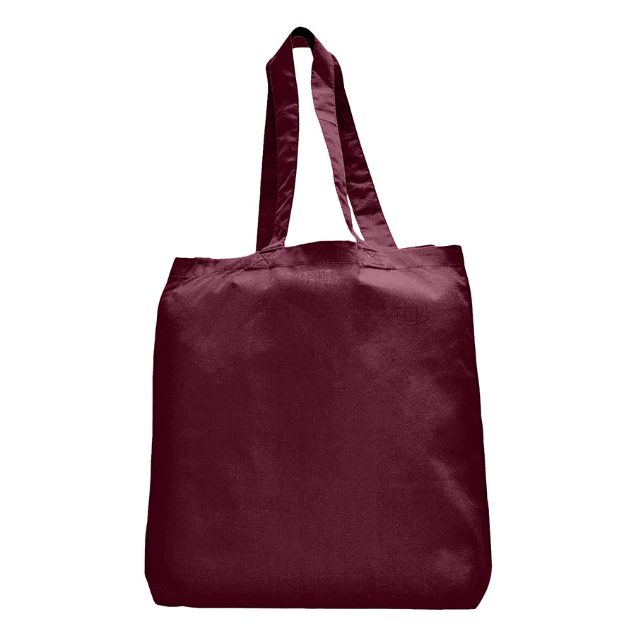 7 oz Cotton Canvas Tote Bag - 10"x14" w/ - 5"G - 20"Handle 17