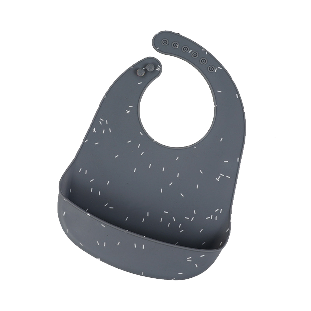 Starry sky silicone waterproof baby bib 3