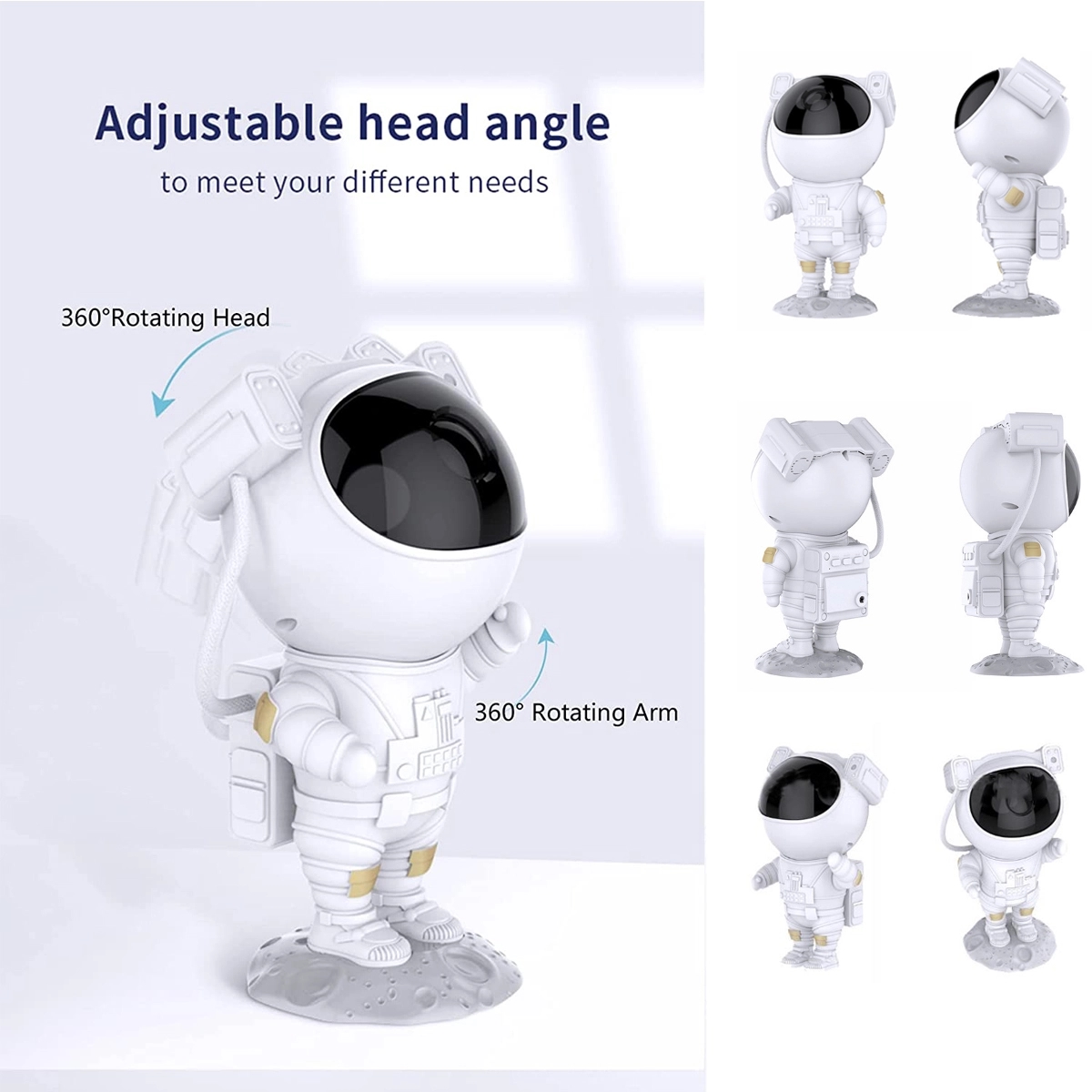 Astronaut Starry Projector Adjustable Galaxy Light 2