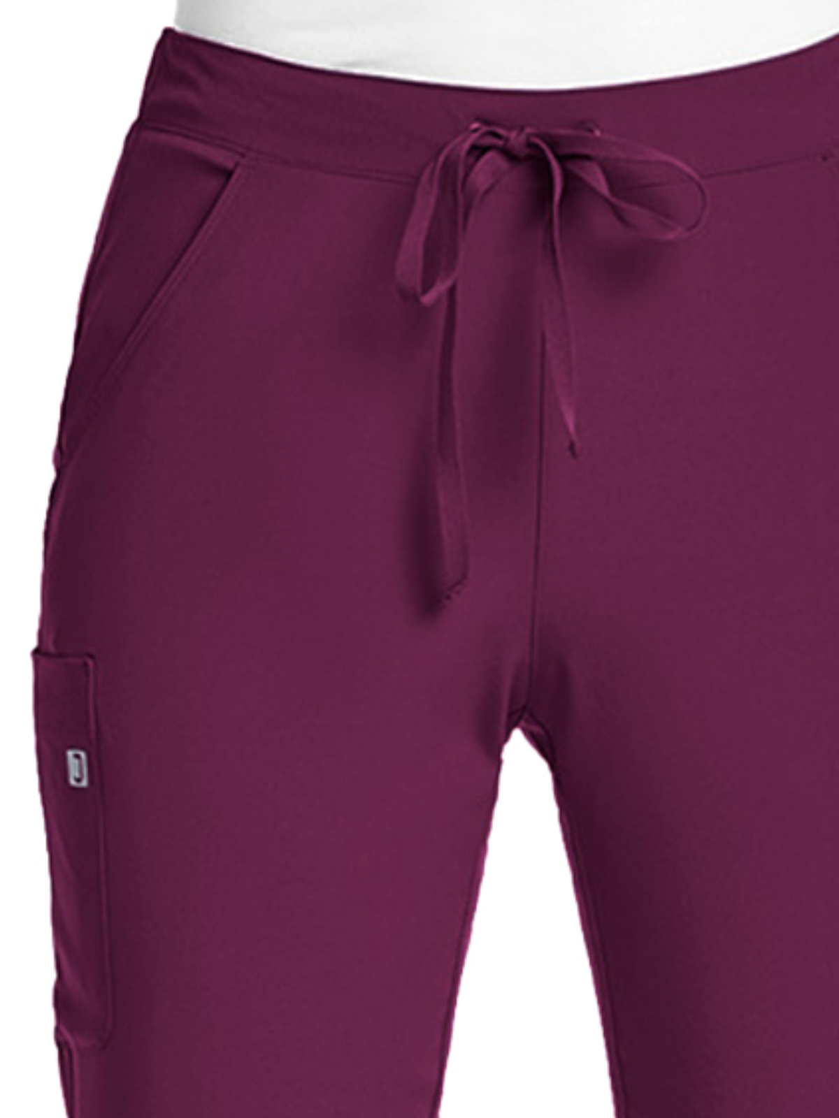 ScrubJoy Originals - Women's Fitted Five-Pocket Tapered Leg Pant 1