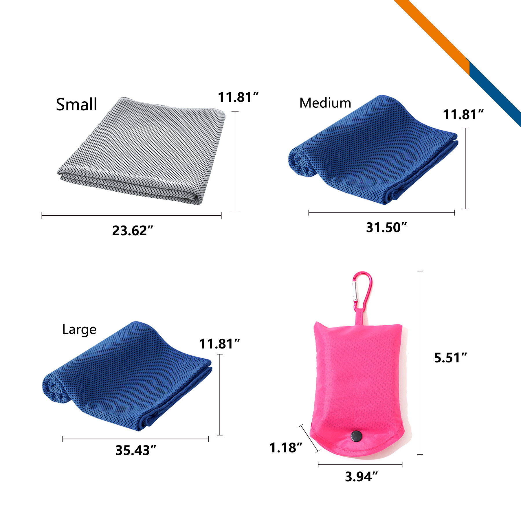 Flexli Sports Microfiber Cooling Towel 4