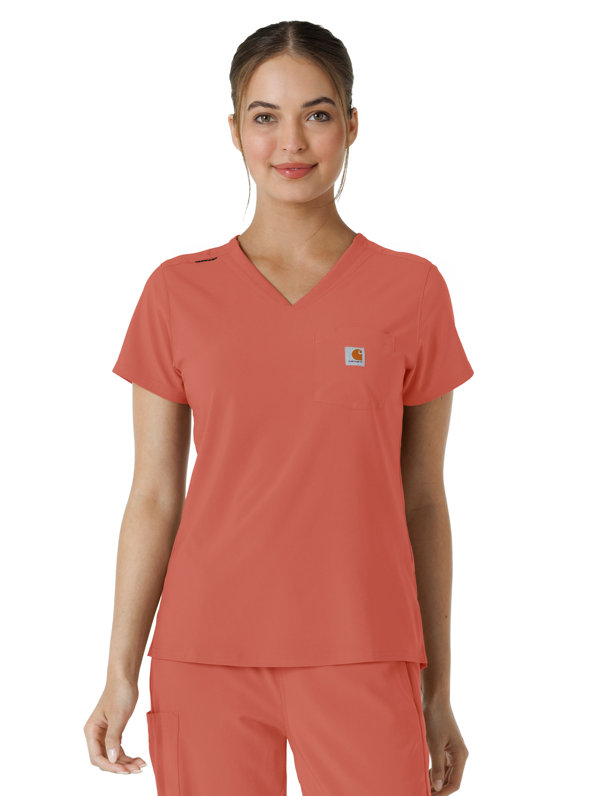 Carhartt Scrubs - Force Cross-Flex - Women's One-Pocket Tuck-In Top 47