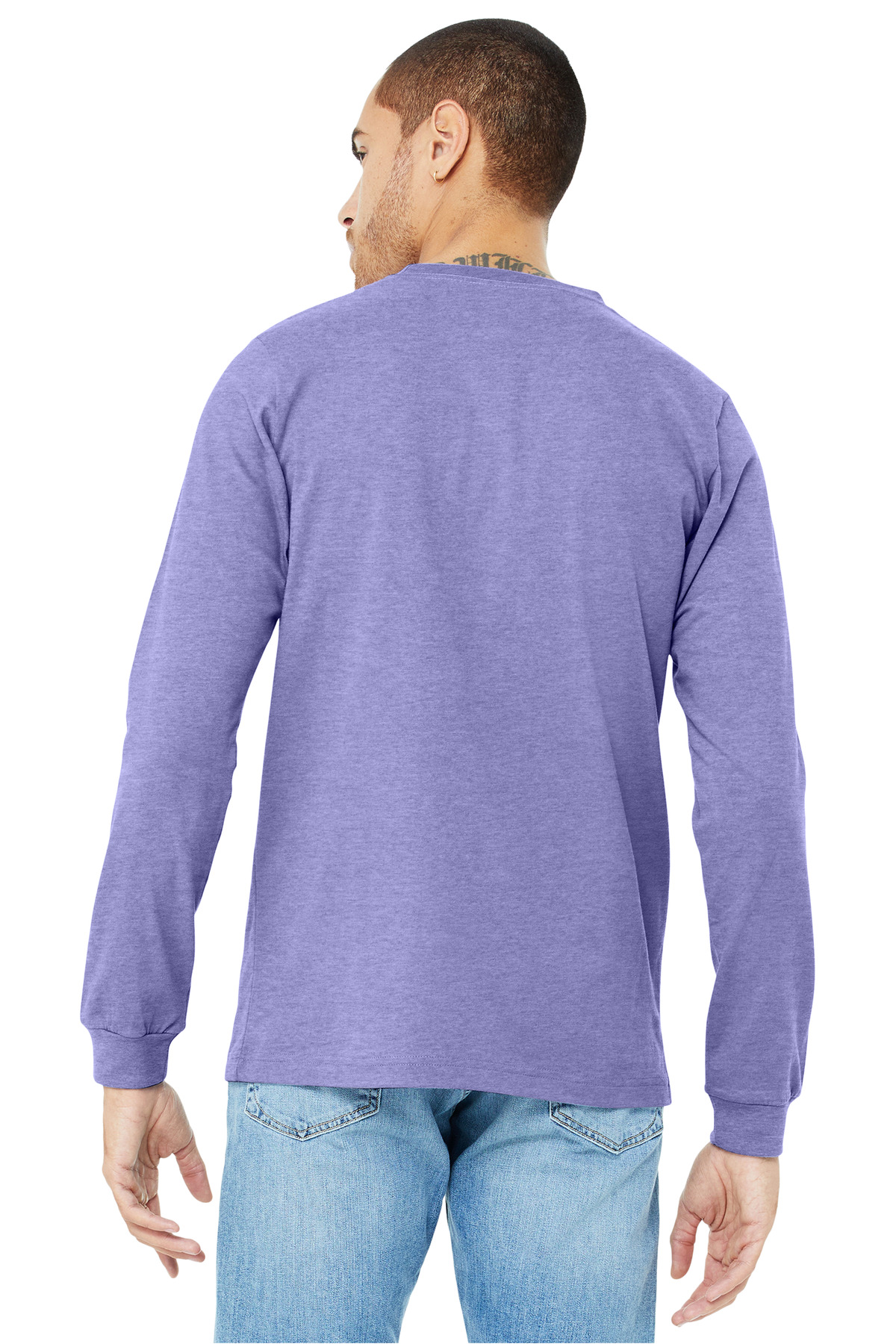BELLA+CANVAS Unisex Heather CVC Long Sleeve Tee BC3501CVC 147