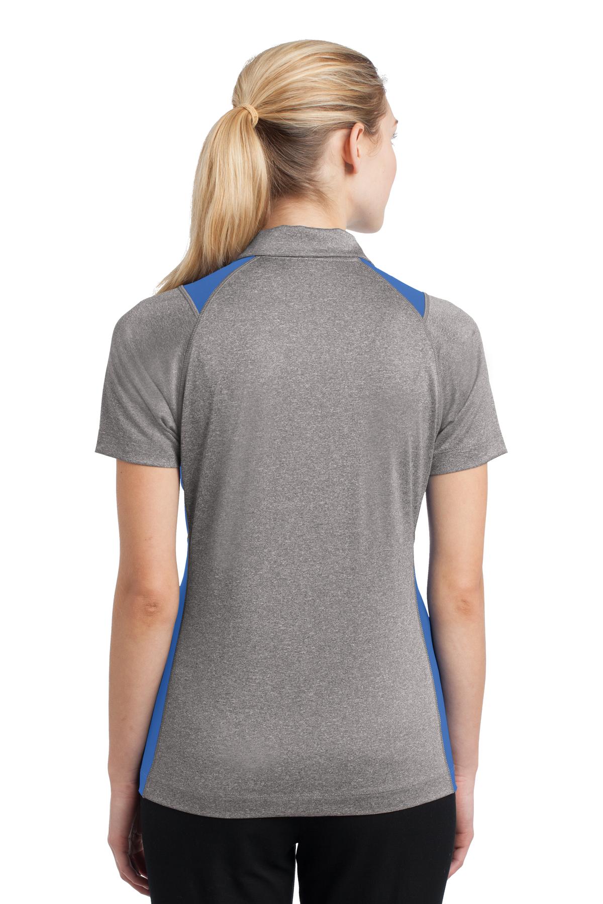 Sport-Tek® Women's Heather Colorblock Contender Polo 56