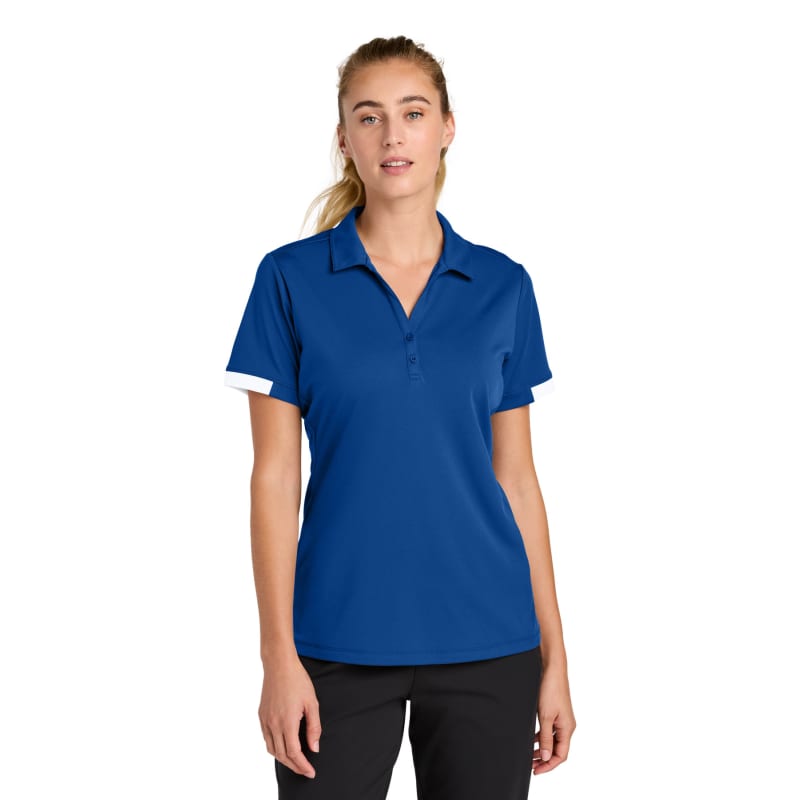 Sport-Tek Women's Club Colorblock Polo 7
