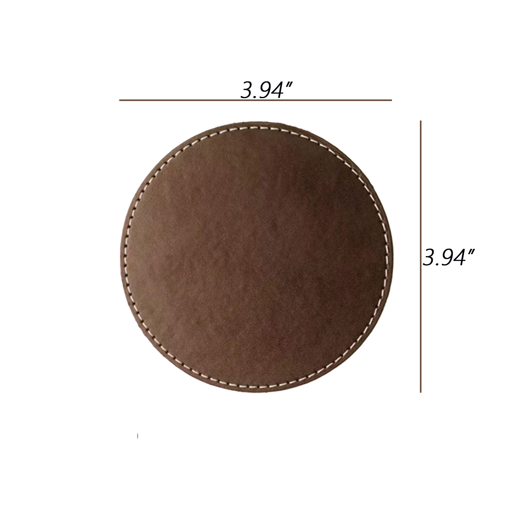 PU Leather Drink Coasters 1