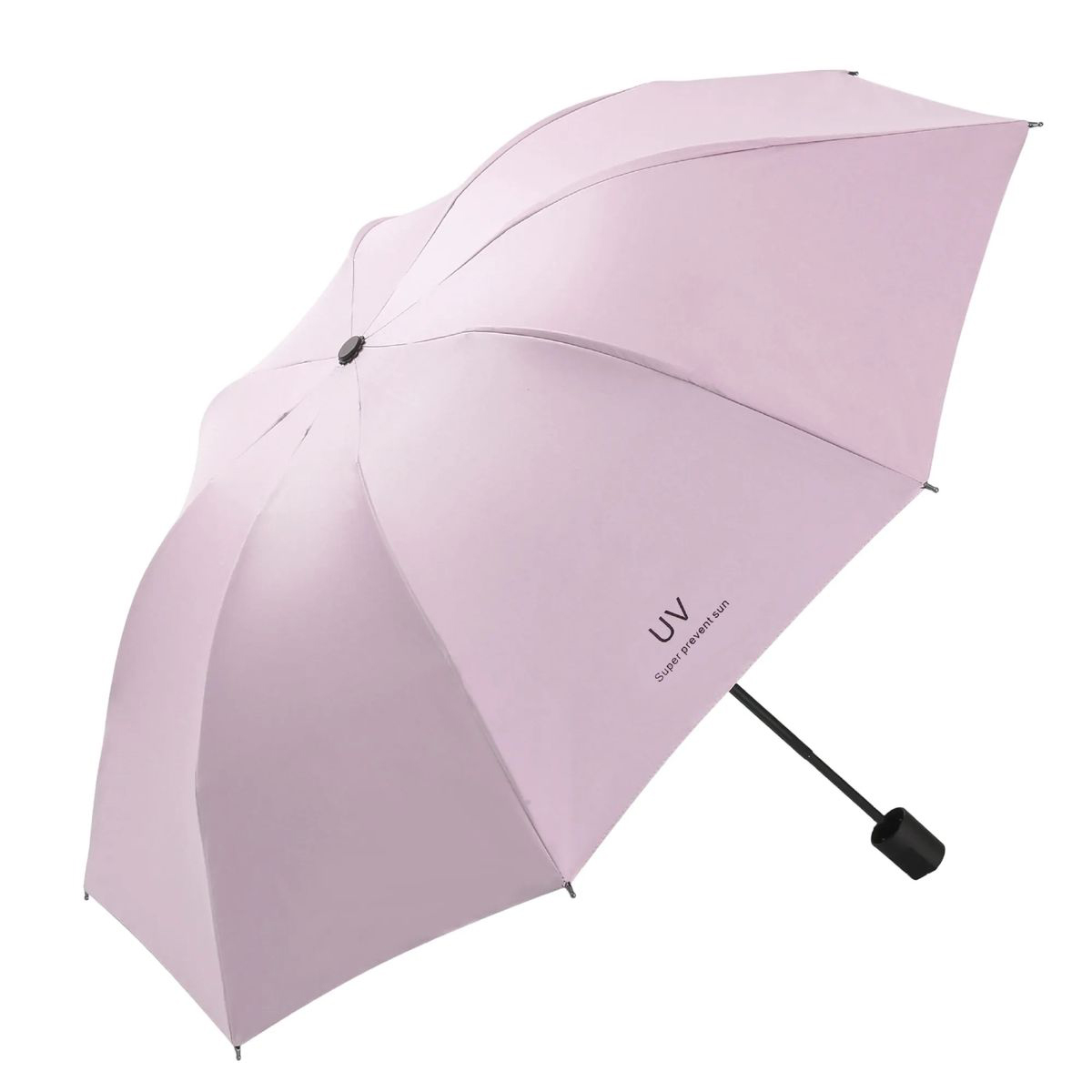 Windproof Travel Umbrella with Eight Ribs Design 4