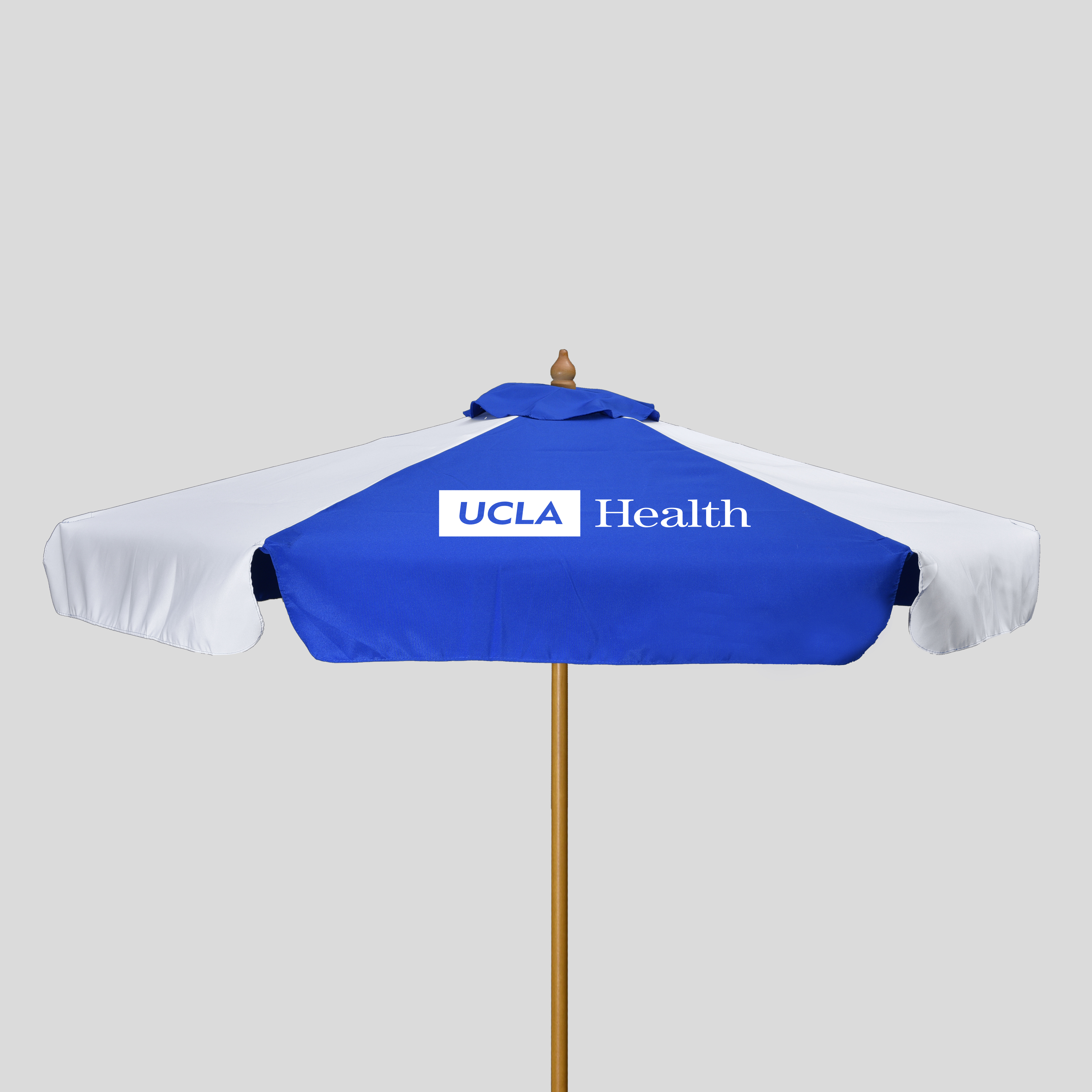 7' Wood Market Umbrella