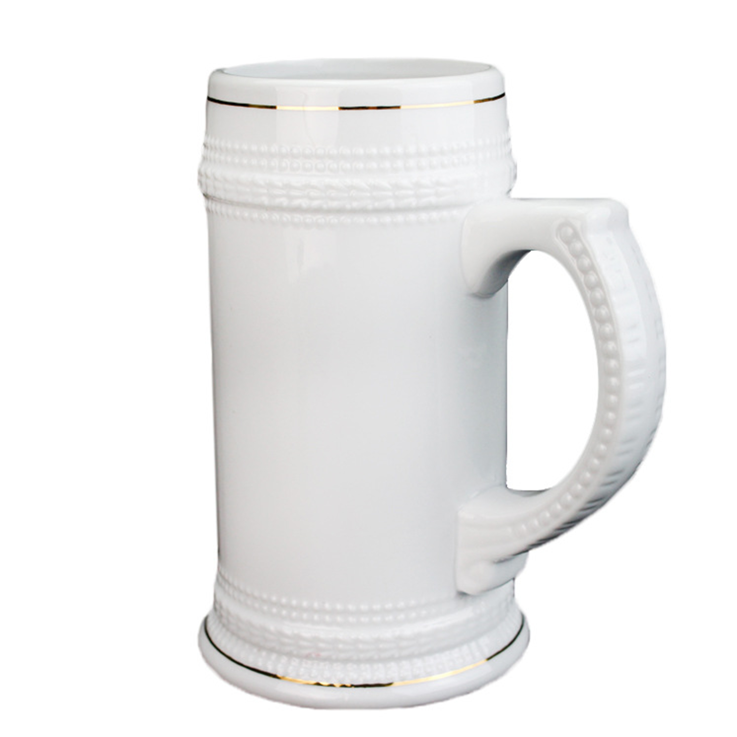 22oz Ceramic Beer Mug W/ Handle 5