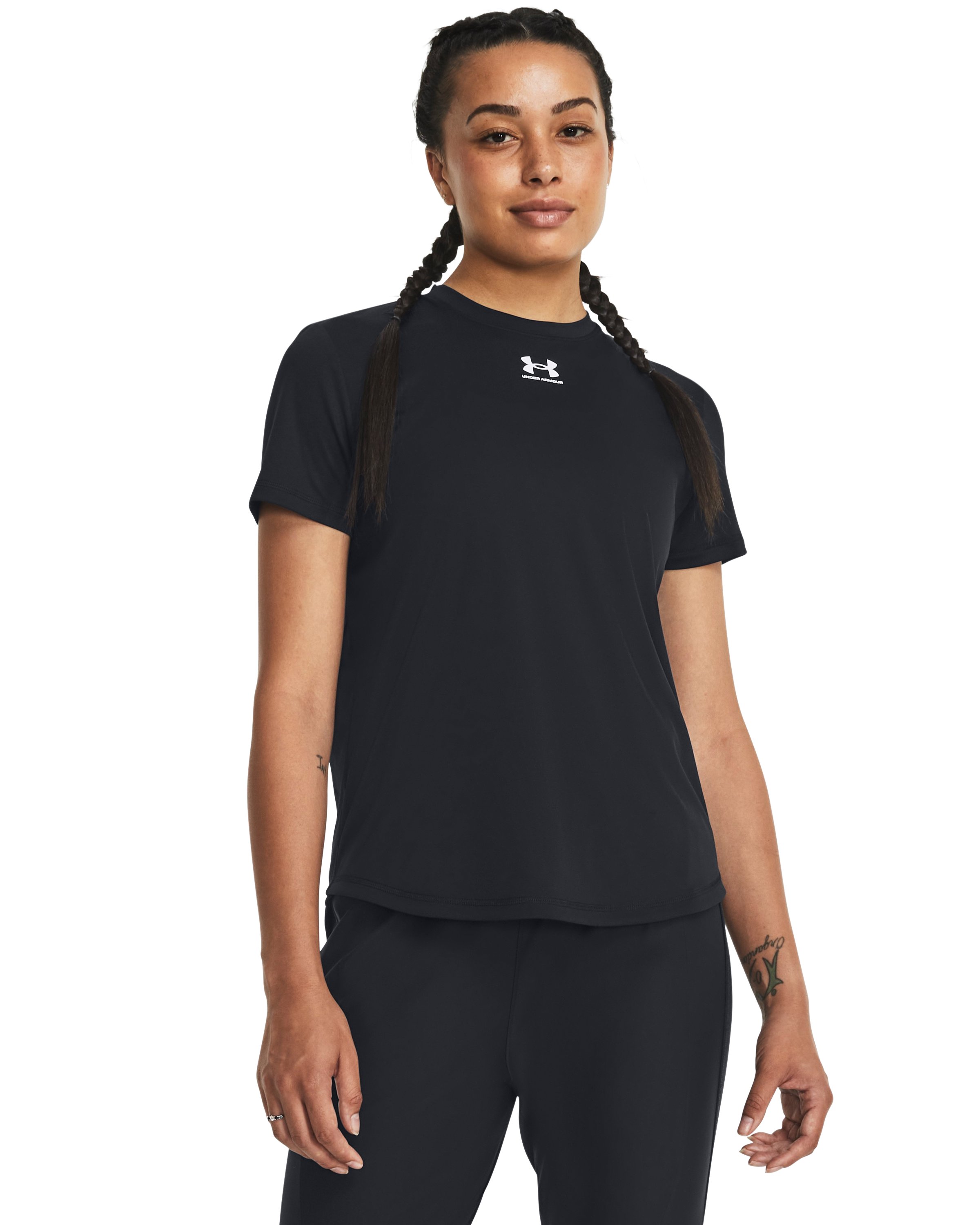 UA Challenger Pro Women's Training Short Sleeve 2