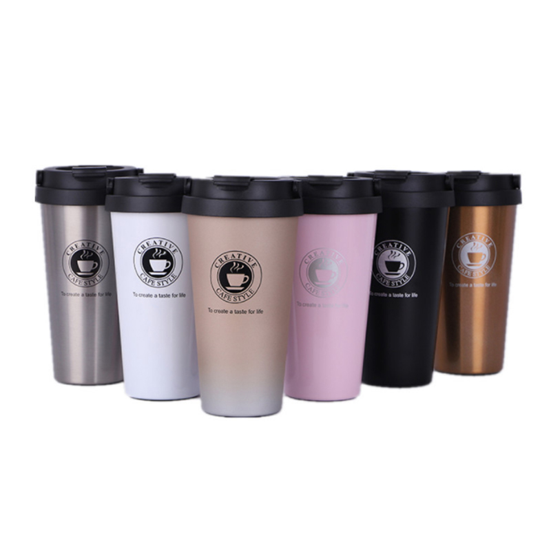 Custom Printed Travel Coffee Tumblers w/Handle 5