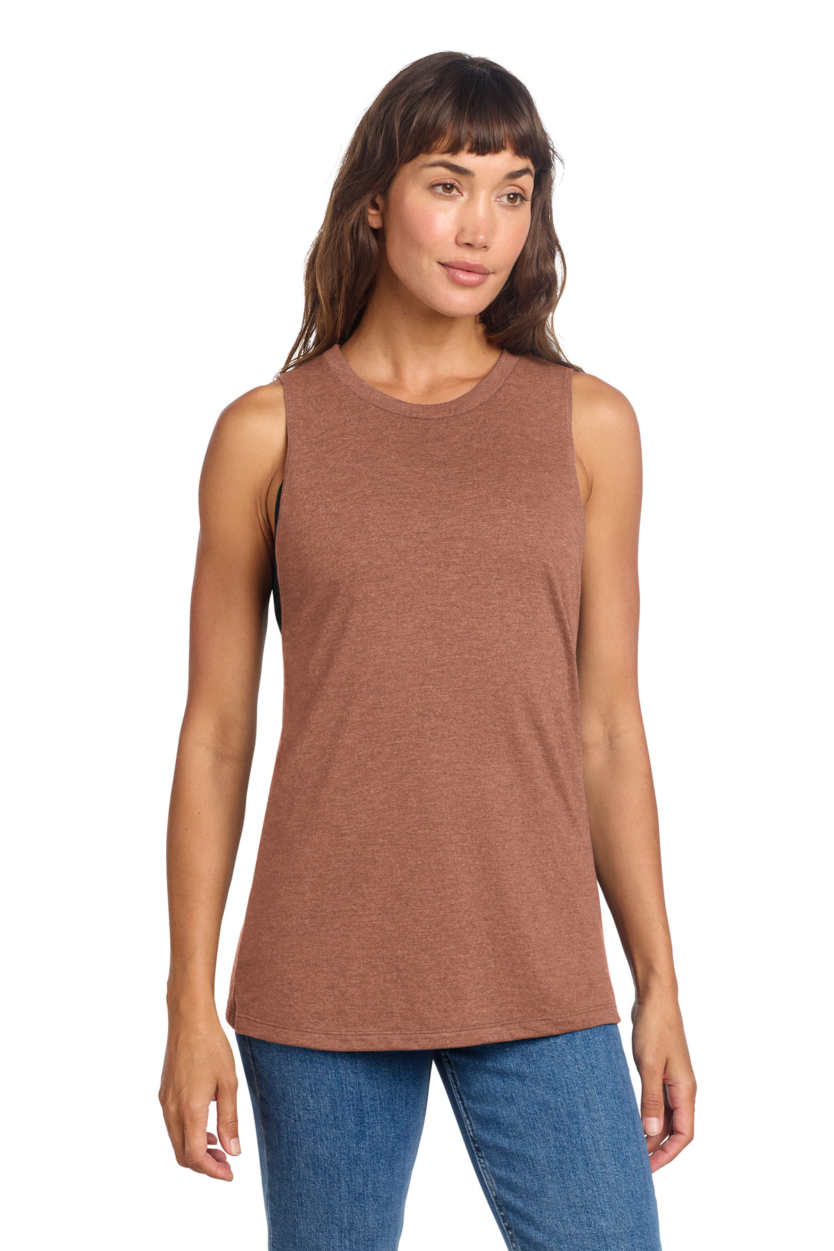 District Women's Perfect Tri Muscle Tank DT153 13