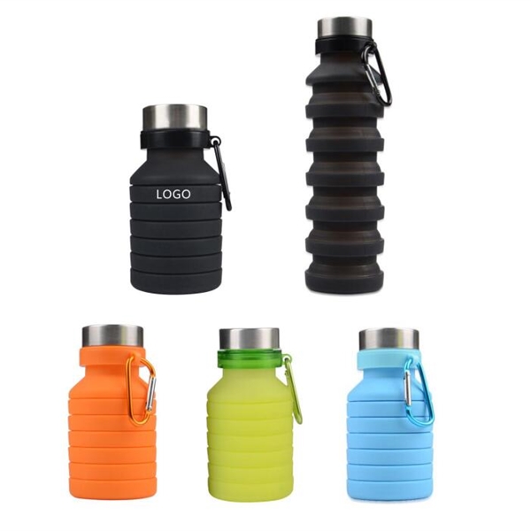 Collapsible Silicone Water Bottle 1
