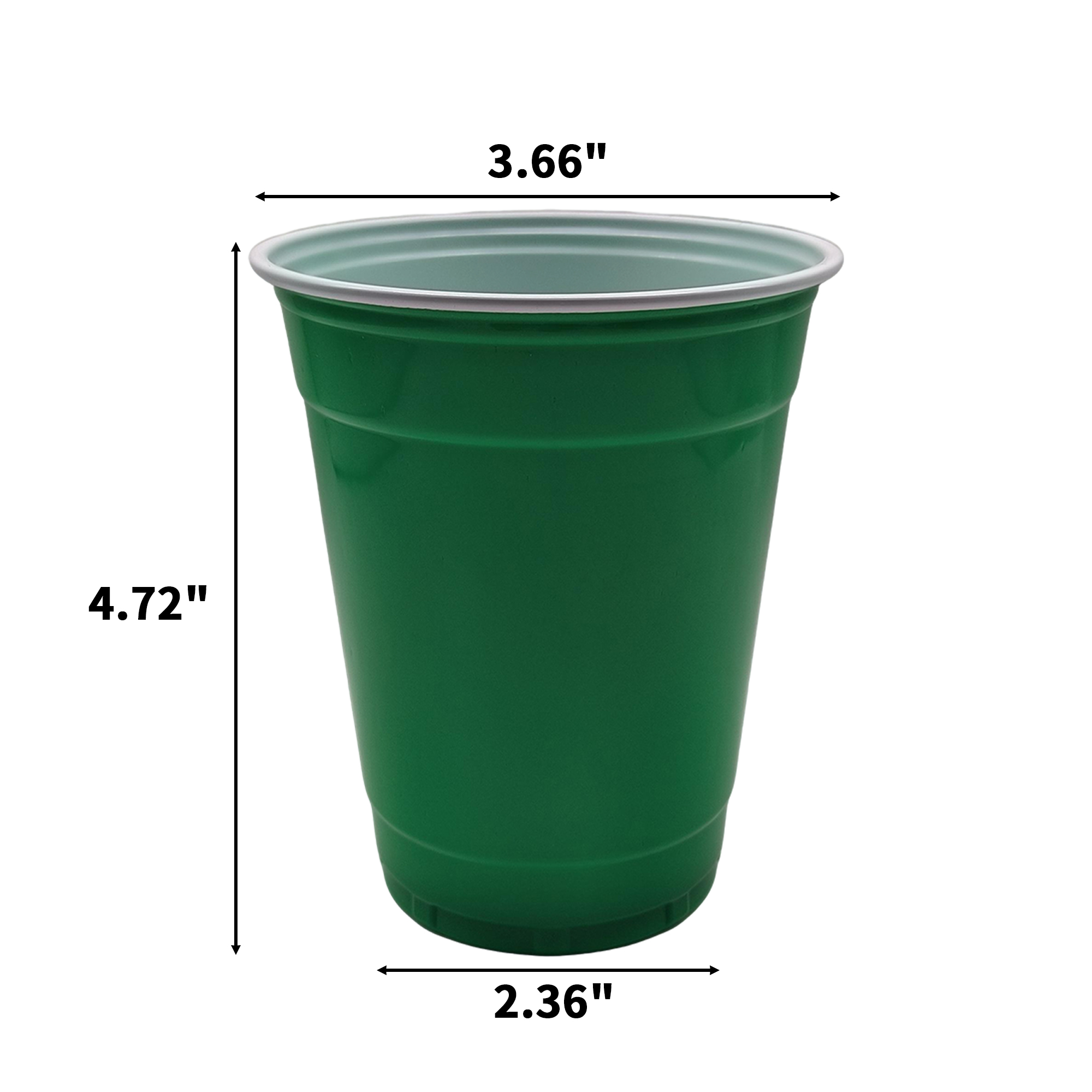 PP Plastic Sixteen Ounce Reusable Party Cup 8