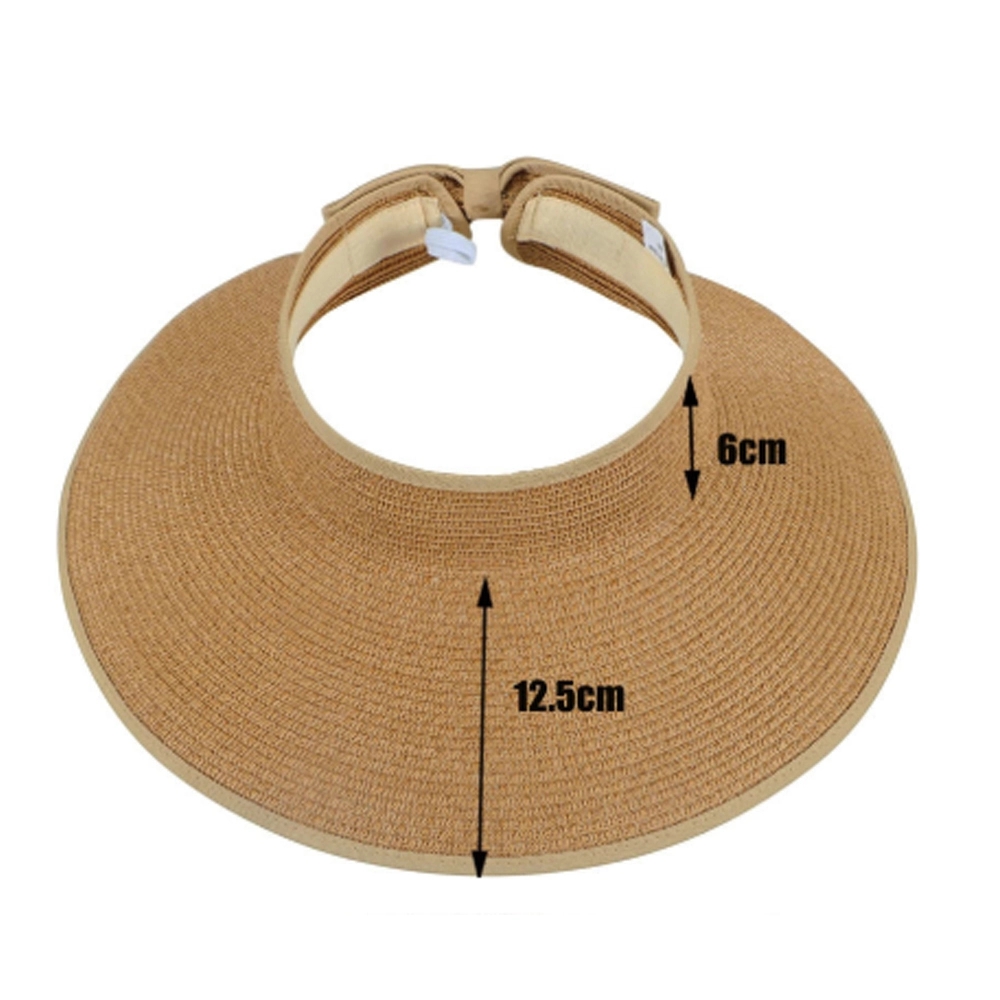 Foldable Cool Straw Hat With Large Brim 14