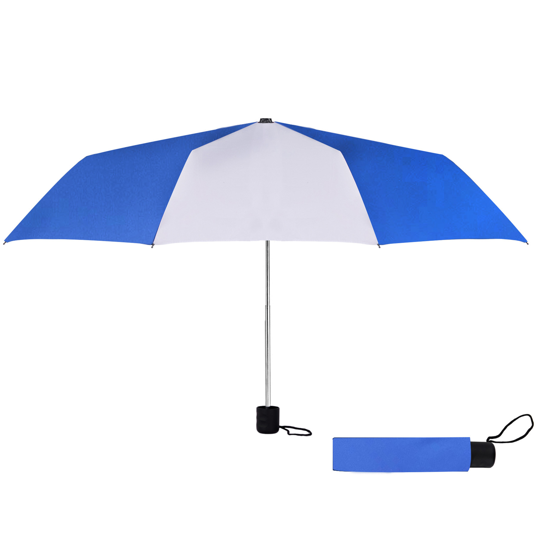 42" Arc Manual Open Compact Folding Umbrella 12