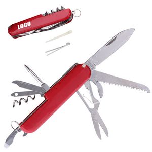 12 In 1 Multi Function Tool Compact Stainless Steel Knife 8