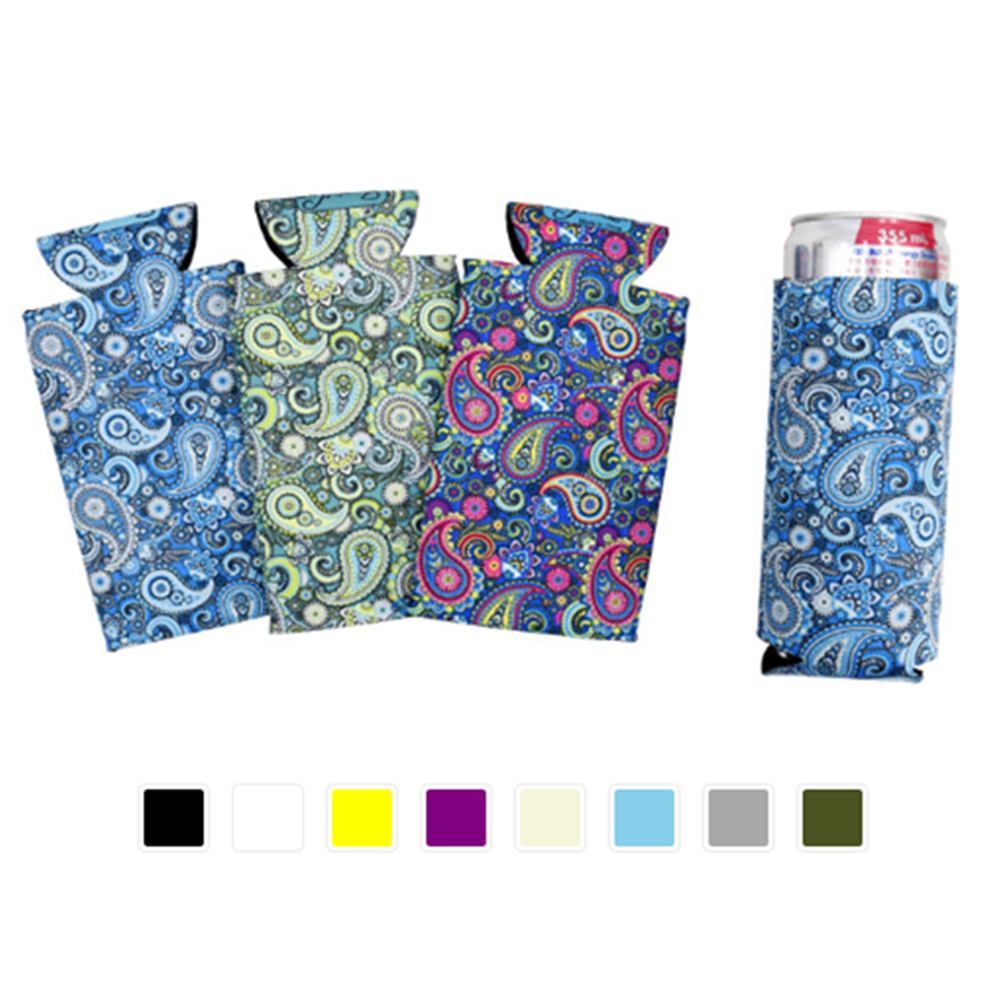 Collapsible Neoprene Slim Can Bottle Coolie 4