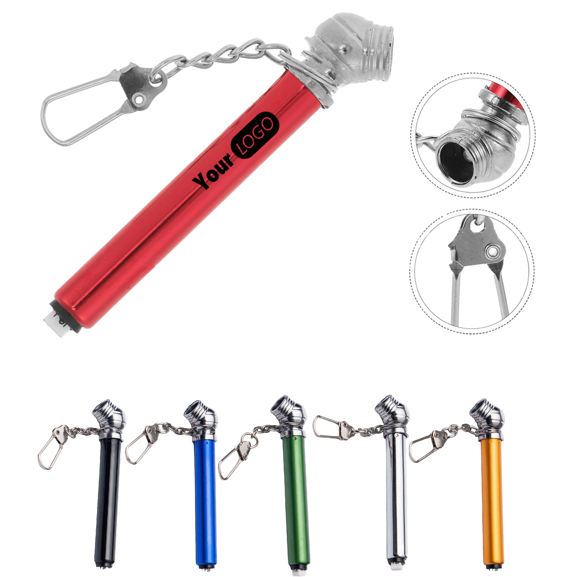 Tire Pressure Gauge Keychain 4
