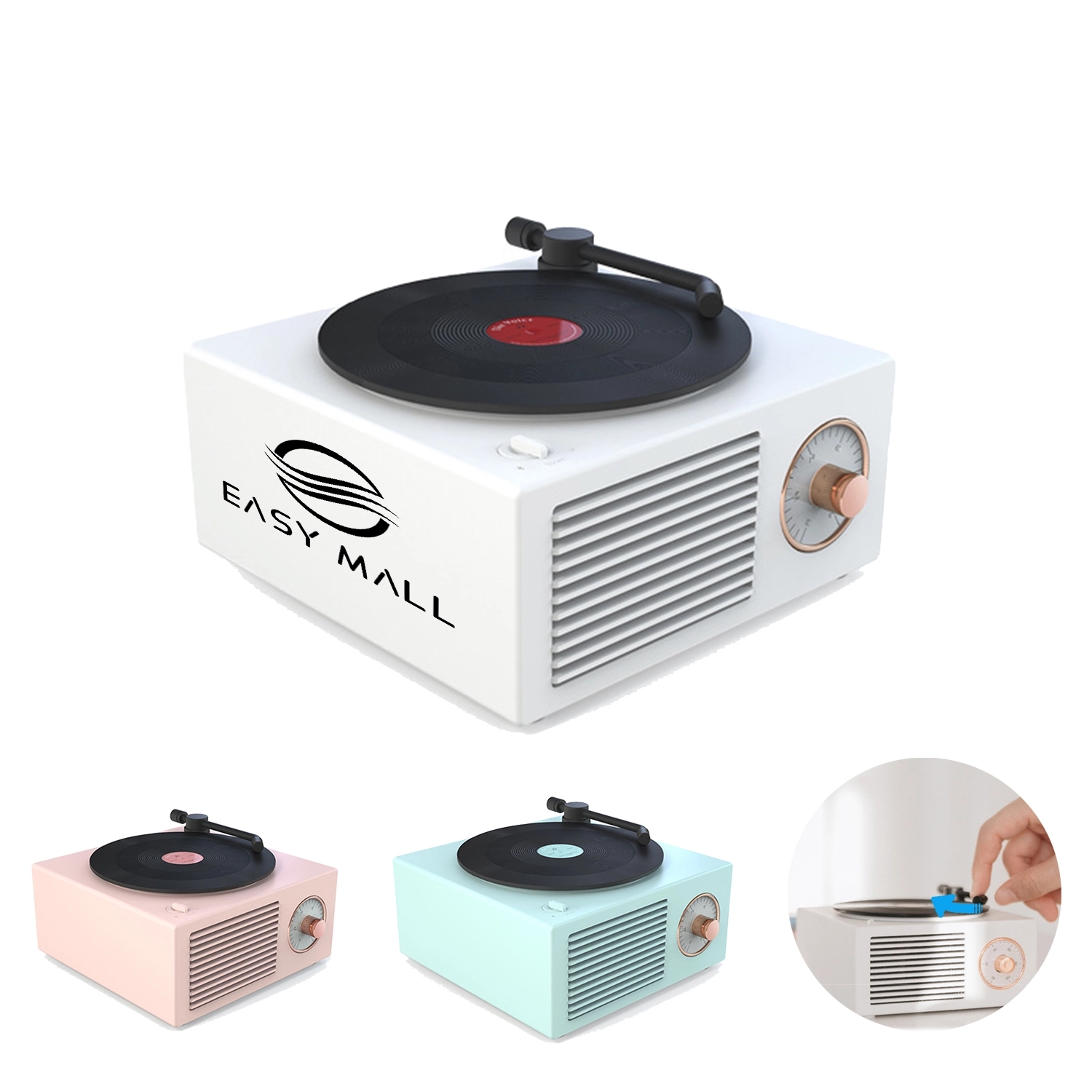 Vinyl Record Player Shaped Wireless Speaker 2