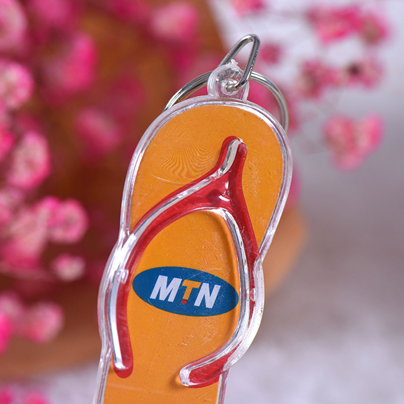 Custom Acrylic Flip-Flop Key Ring 2