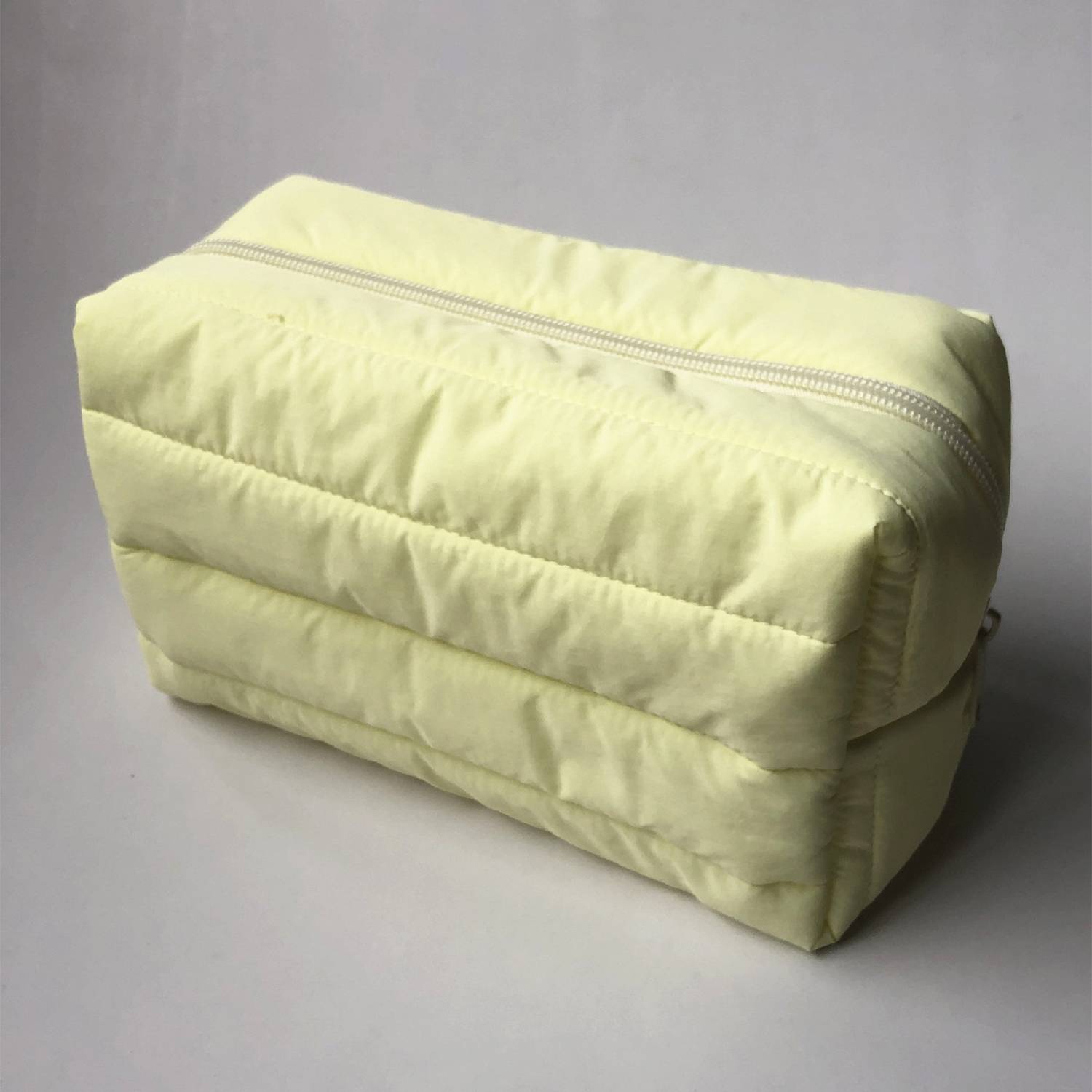Cotton Quilted Makeup Bag Coquette Accessories Organizer 3
