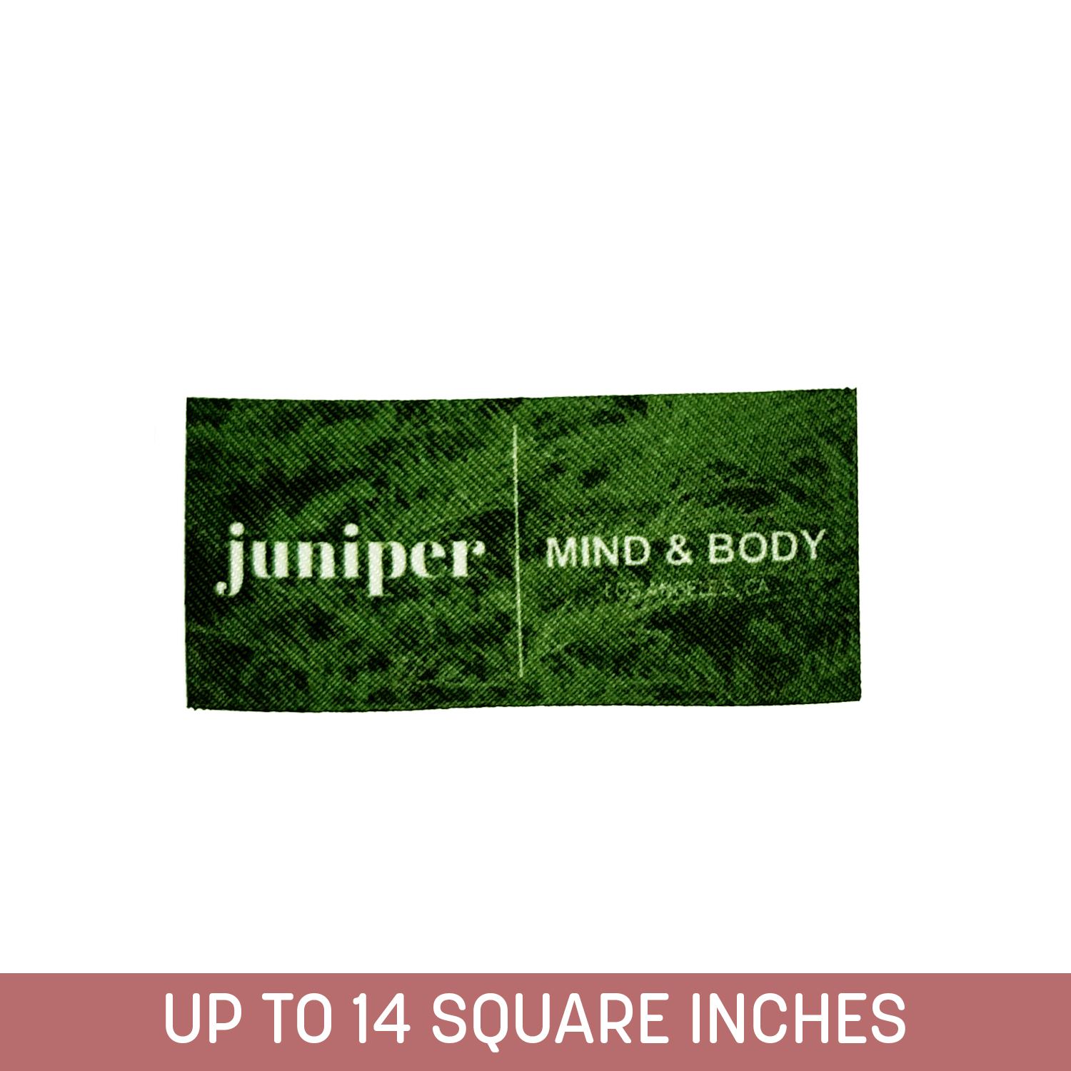 Sublimated Patch (Iron-On) Up To 14 Sq. In. (2-ply)