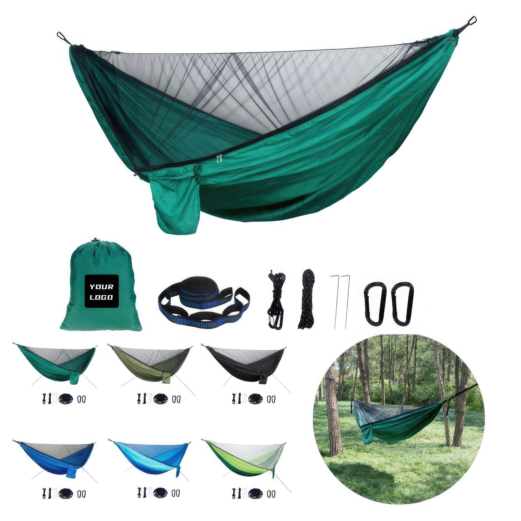 Portable Single Camping Hammock 2