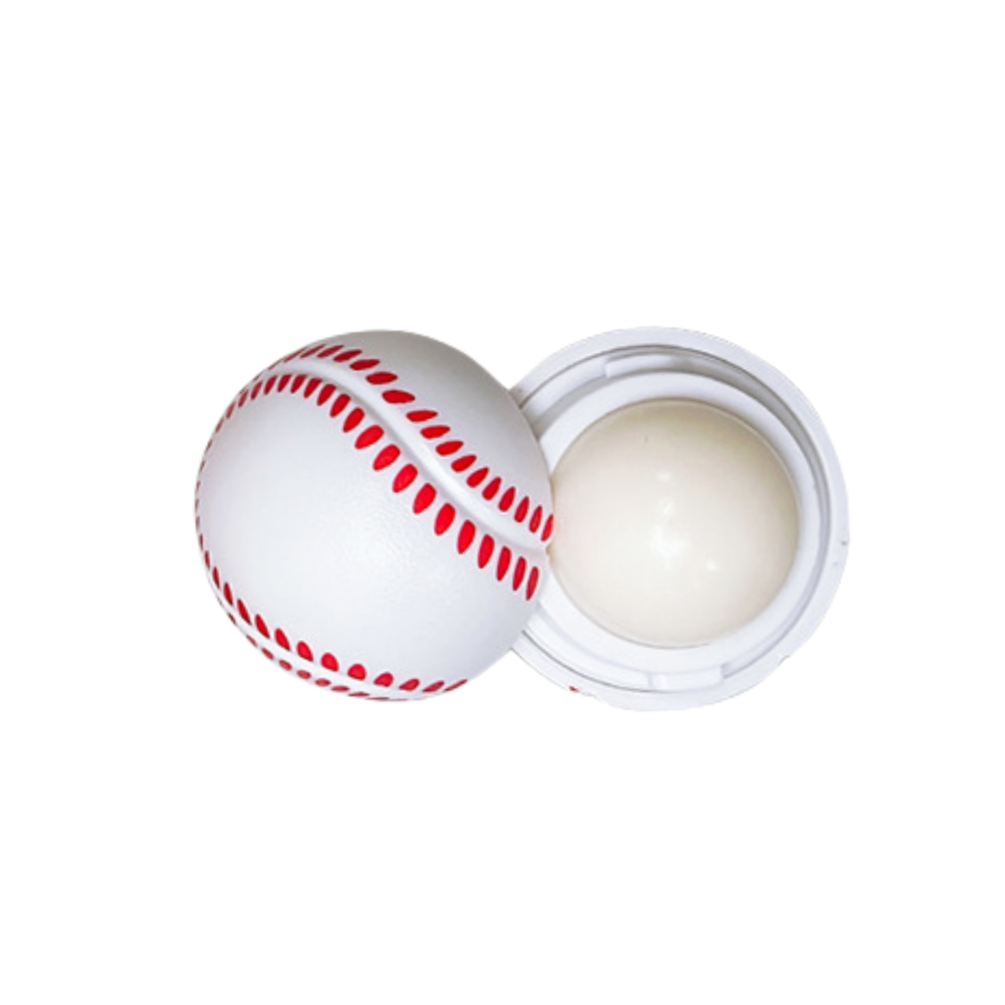 Baseball Lip Balm Ball Moisturizer Container 2