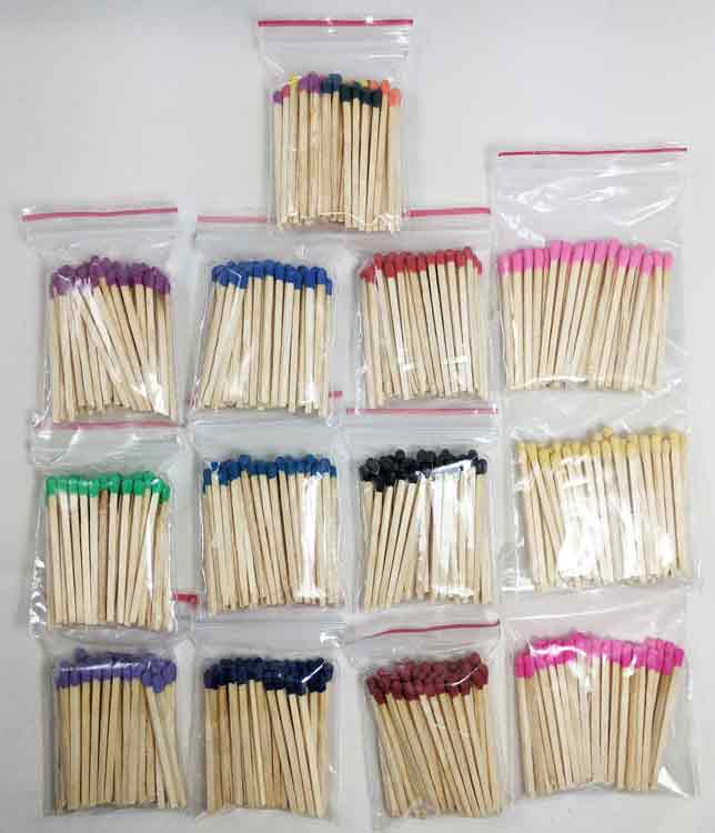 47mm (approx. 2 in.) Bulk Wooden Match Sticks - (approx)50 ct. bags 3