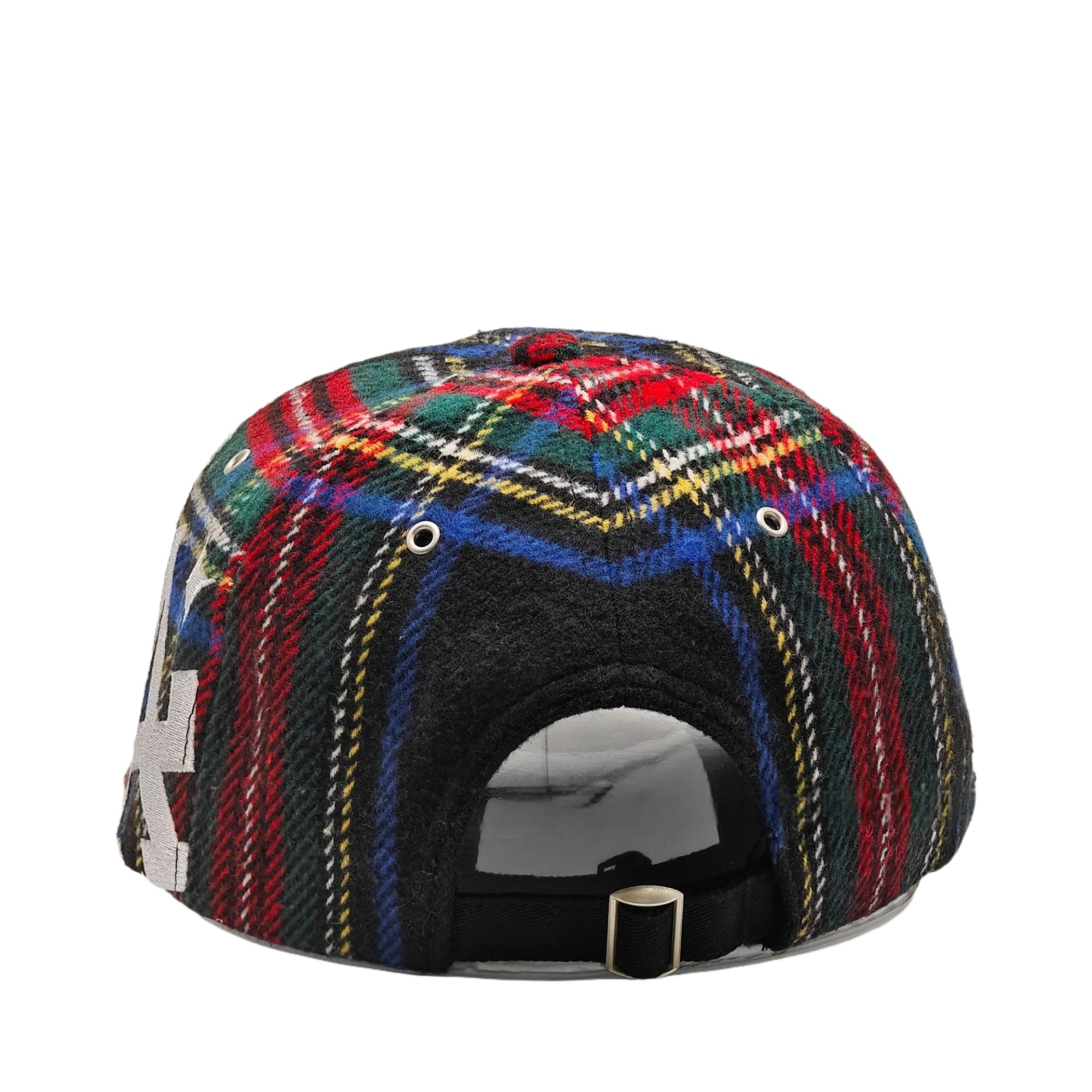 Colorful Plaid Wool Baseball Cap 12