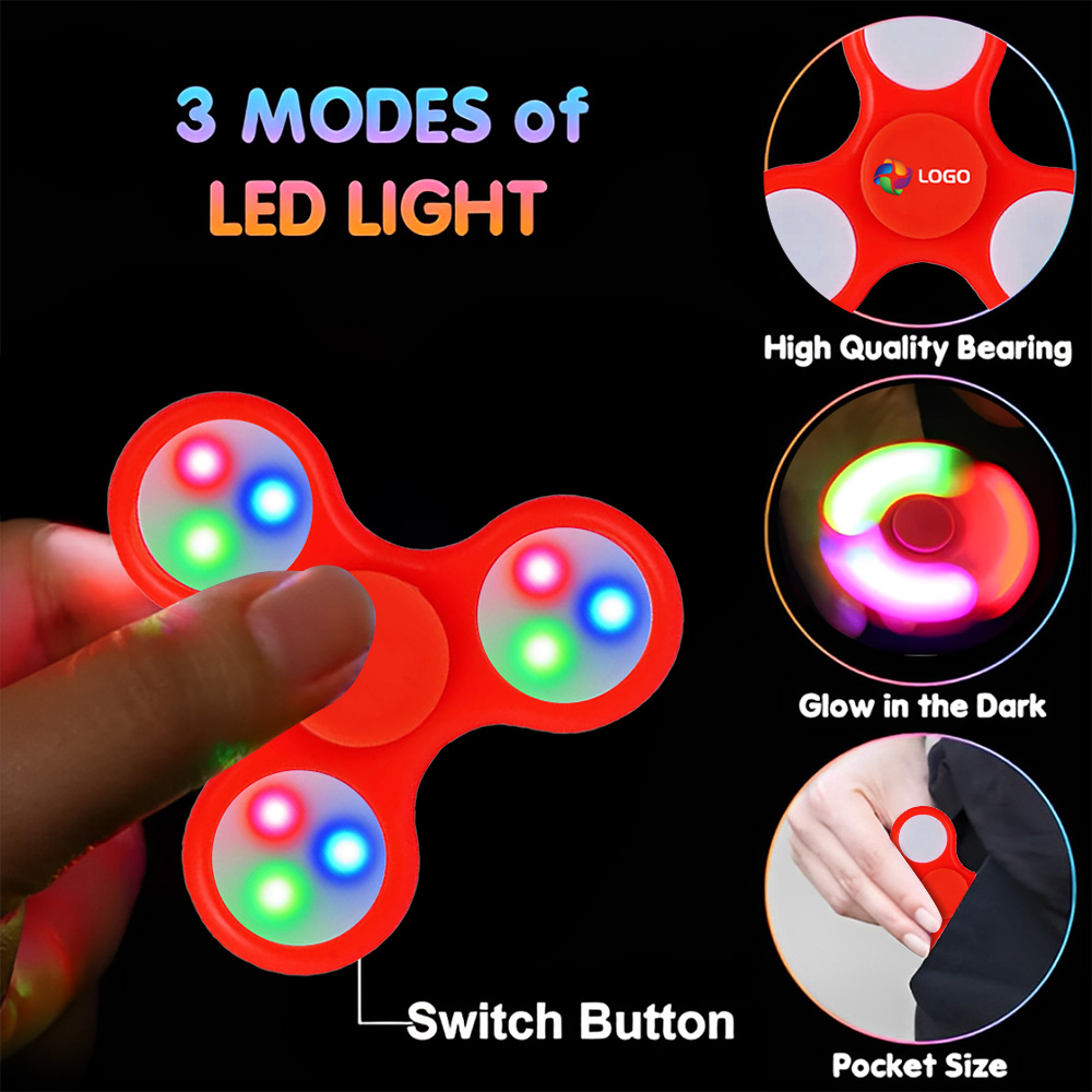 Custom LED Lights Fidget Spinner 5
