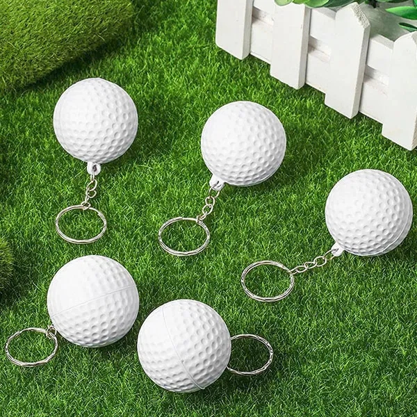 Golf Ball Keyring Stress Reliever 2