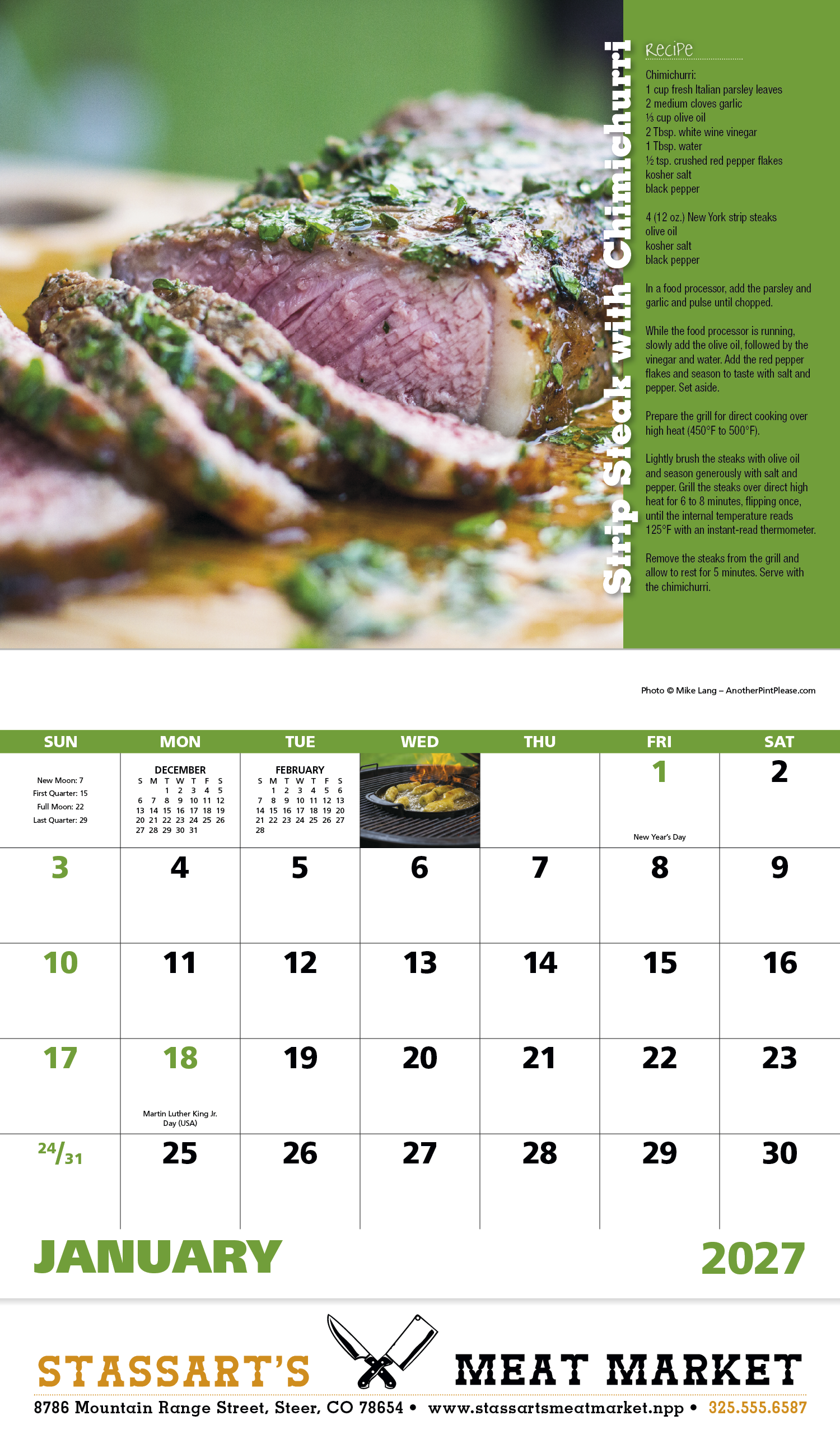 Good Value™ Grilling - Stapled Calendar 41