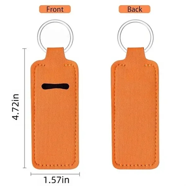 Colorful Lip Balm Keychain Holder 8