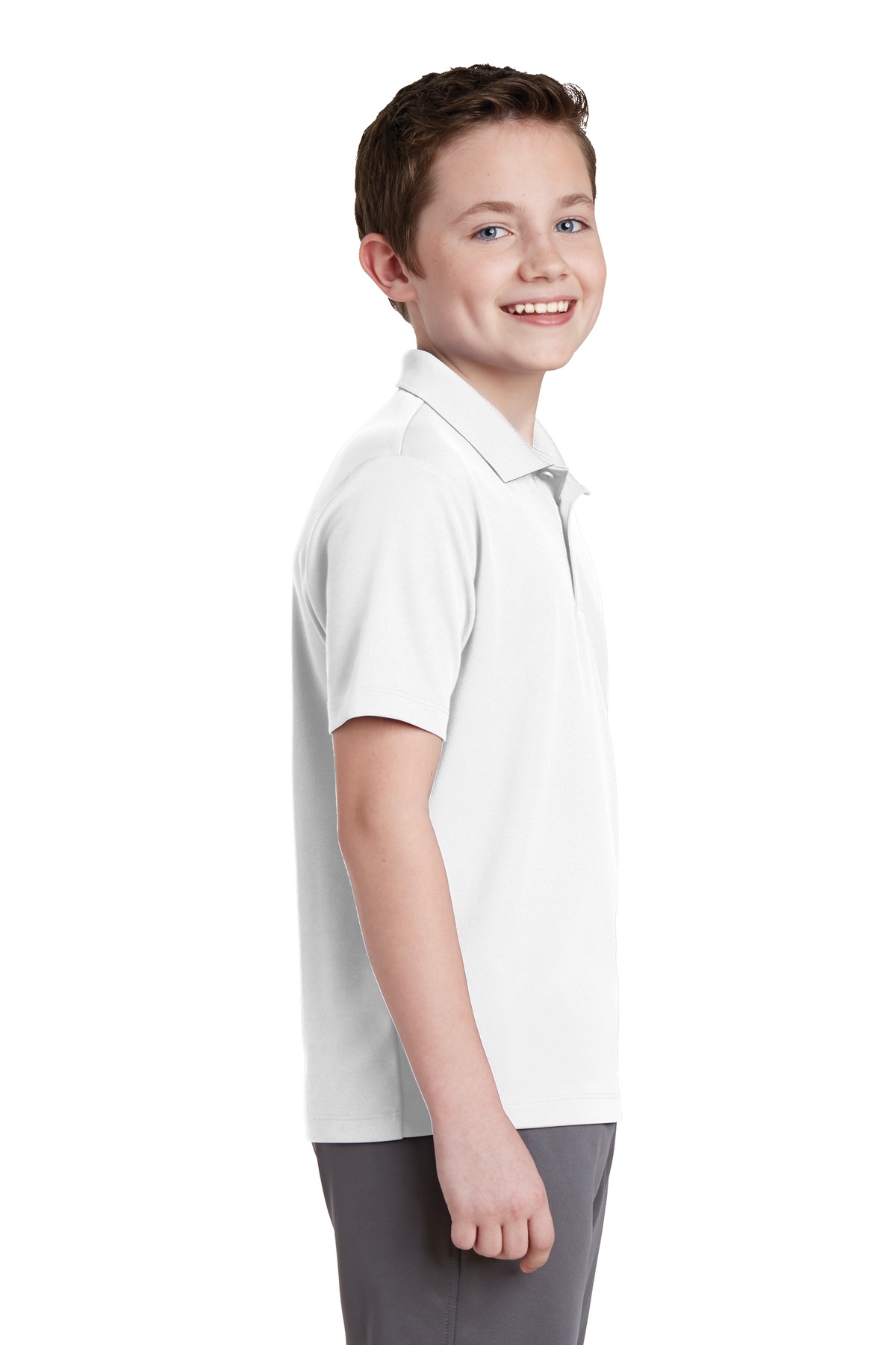 Sport-Tek® Youth PosiCharge RacerMesh Polo 35