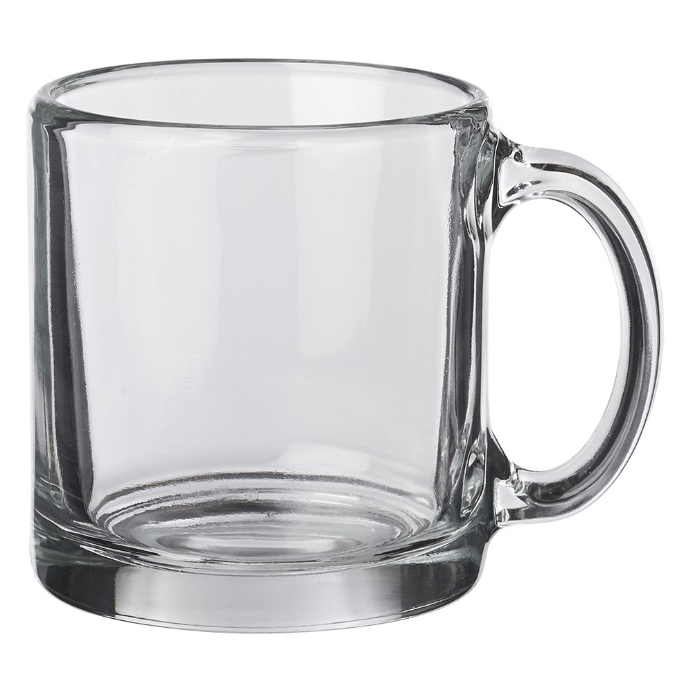 13 oz. Libbey Clear Glass Coffee Mugs 7