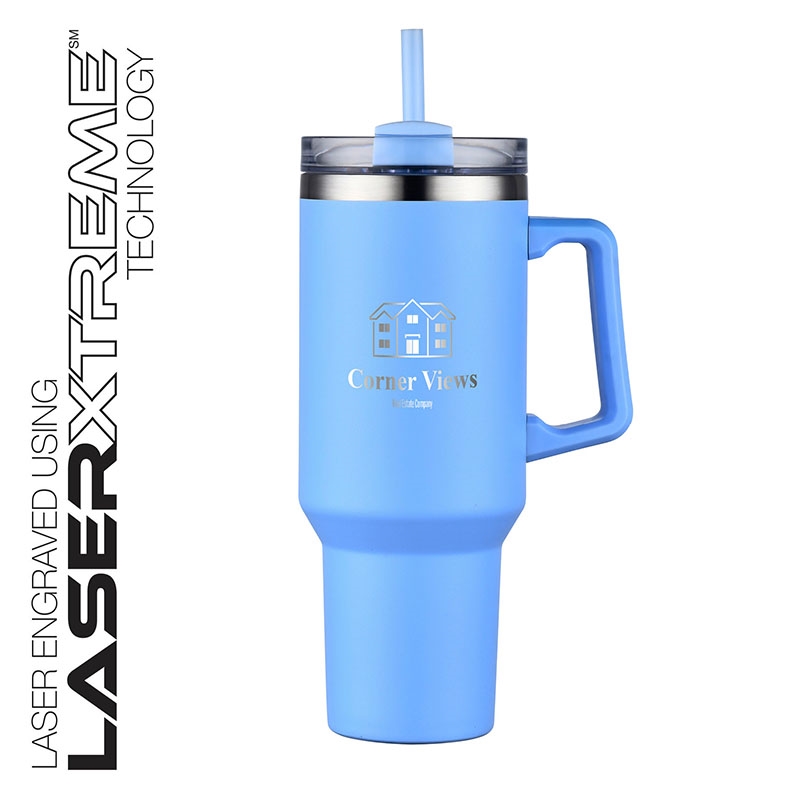 Lucas 40 oz. Double Wall, Stainless Steel Travel Mug 2