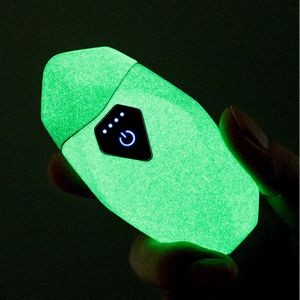 Luminous Rhombus Electric Arc Lighter With USB Charging 27