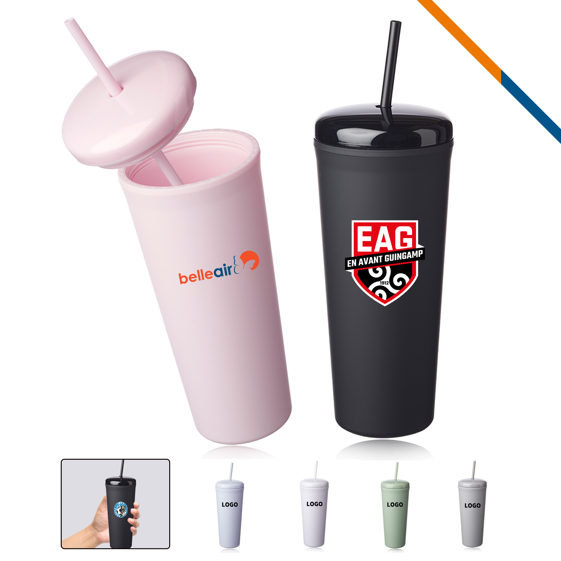 Elliot Dome Plastic Tumbler - 25 OZ. 2