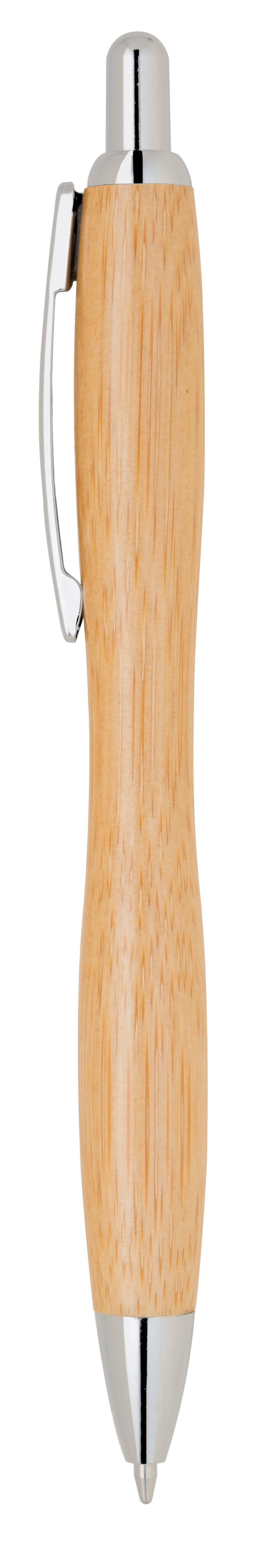Bamboo-I Retractable Eco-Friendly Pens with Chrome Trims 2