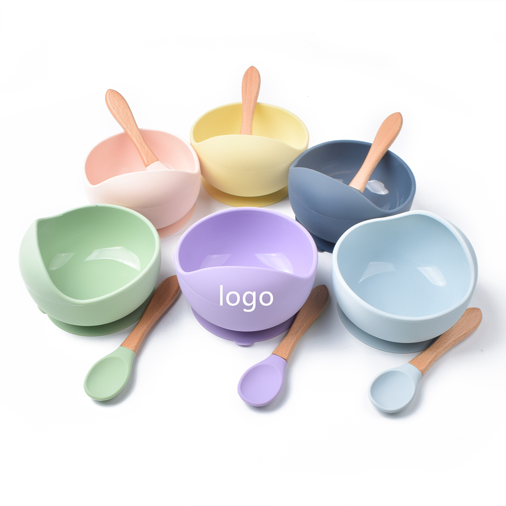 Suction Bowl for Toddlers with Baby Spoon 1
