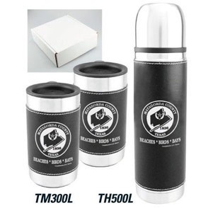 Black Leatherwrap Gift Set 2
