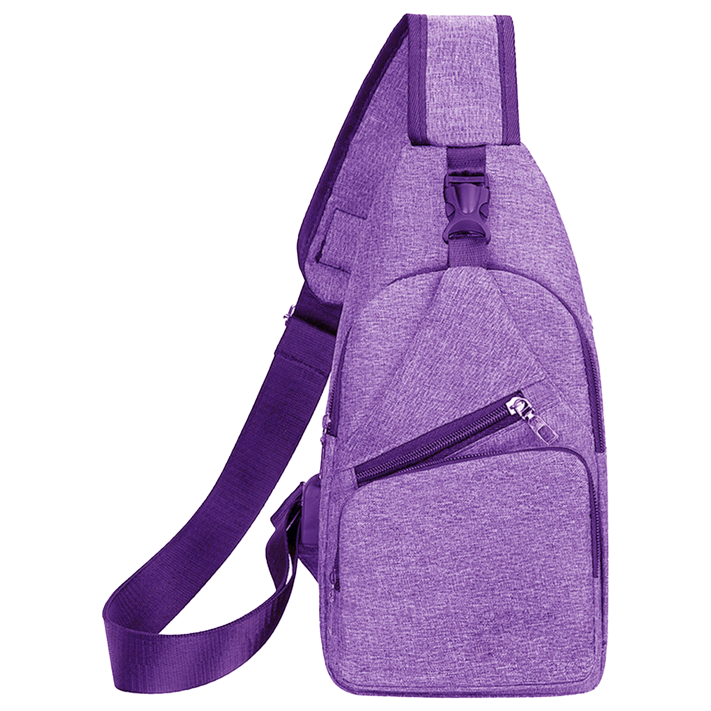 Canvas Portable And Minimalist Men'S Chest Bag 5