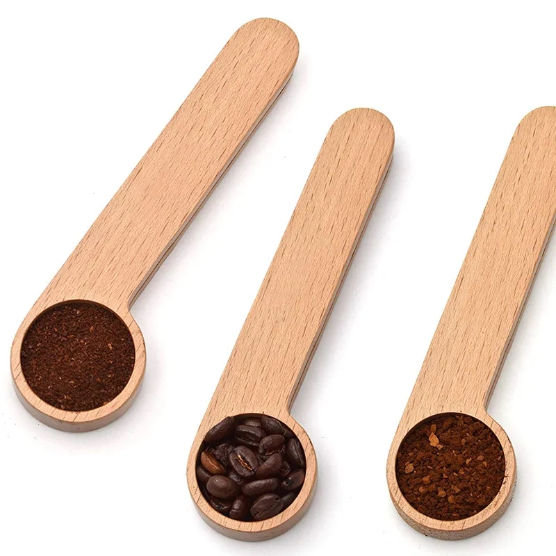 Wood Coffee Spoon With Clip 3