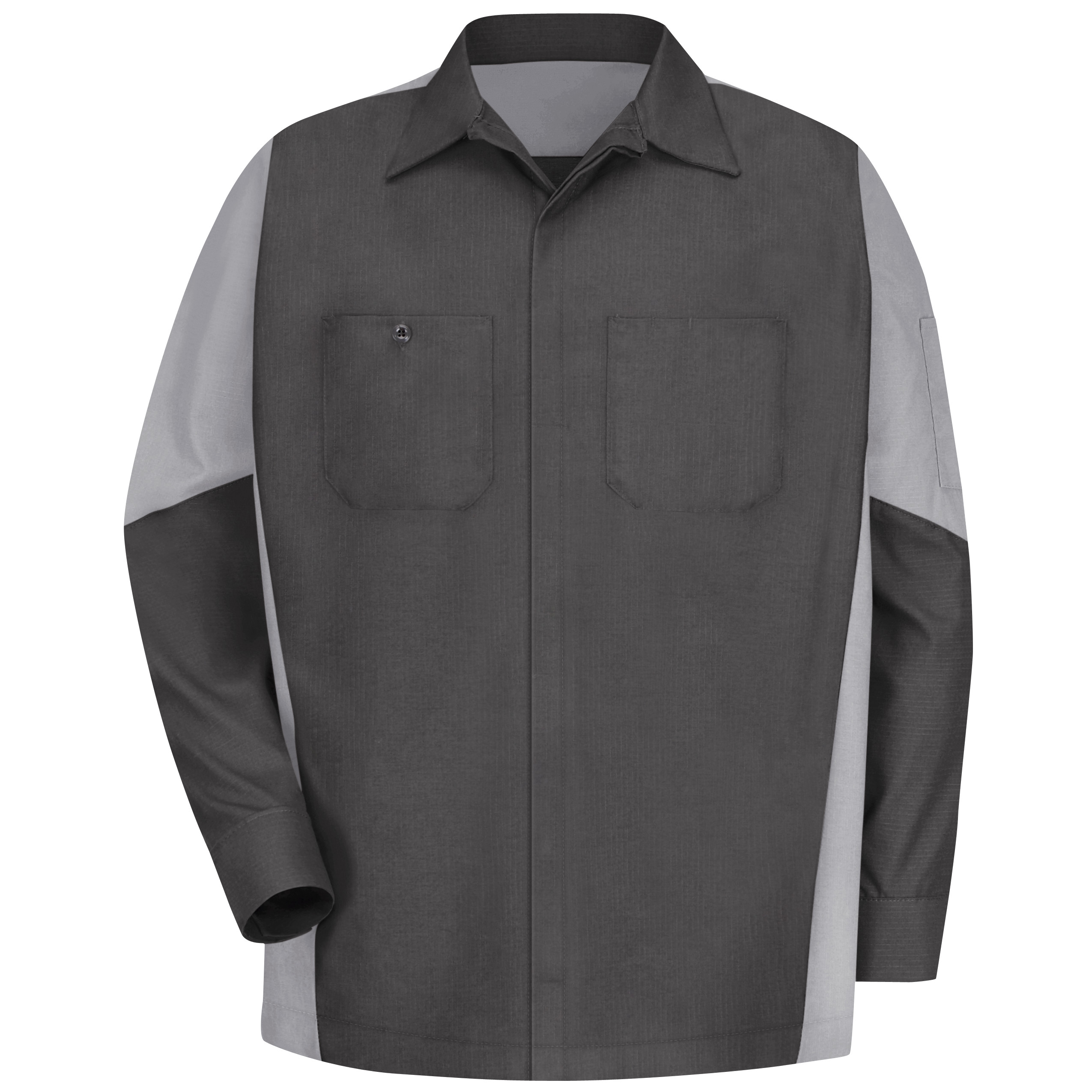 Red Kap® Men's Long Sleeve Two-Tone Crew Shirt 9