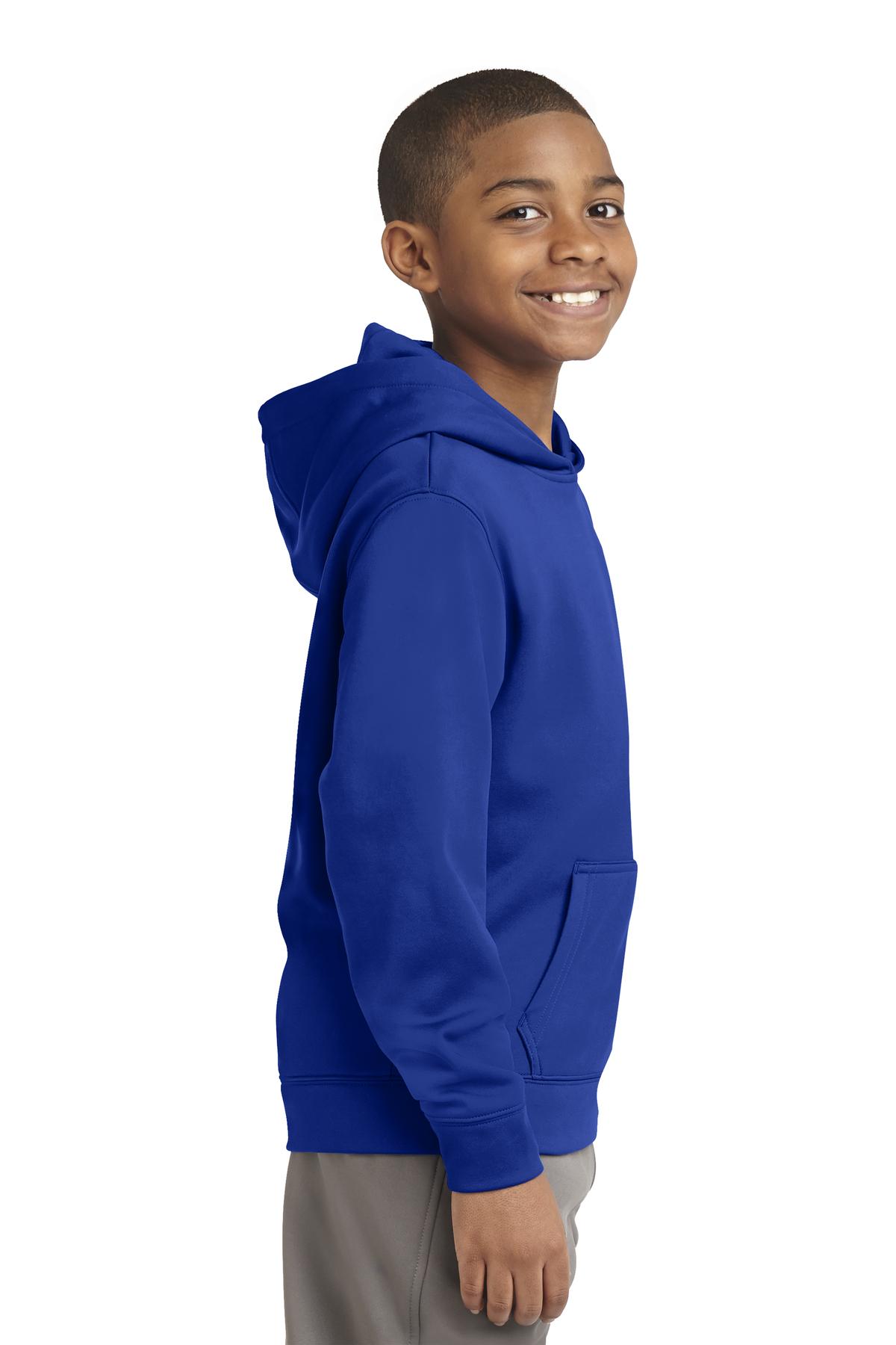 Sport-Tek® Youth Sport-Wick Fleece Hooded Pullover 13