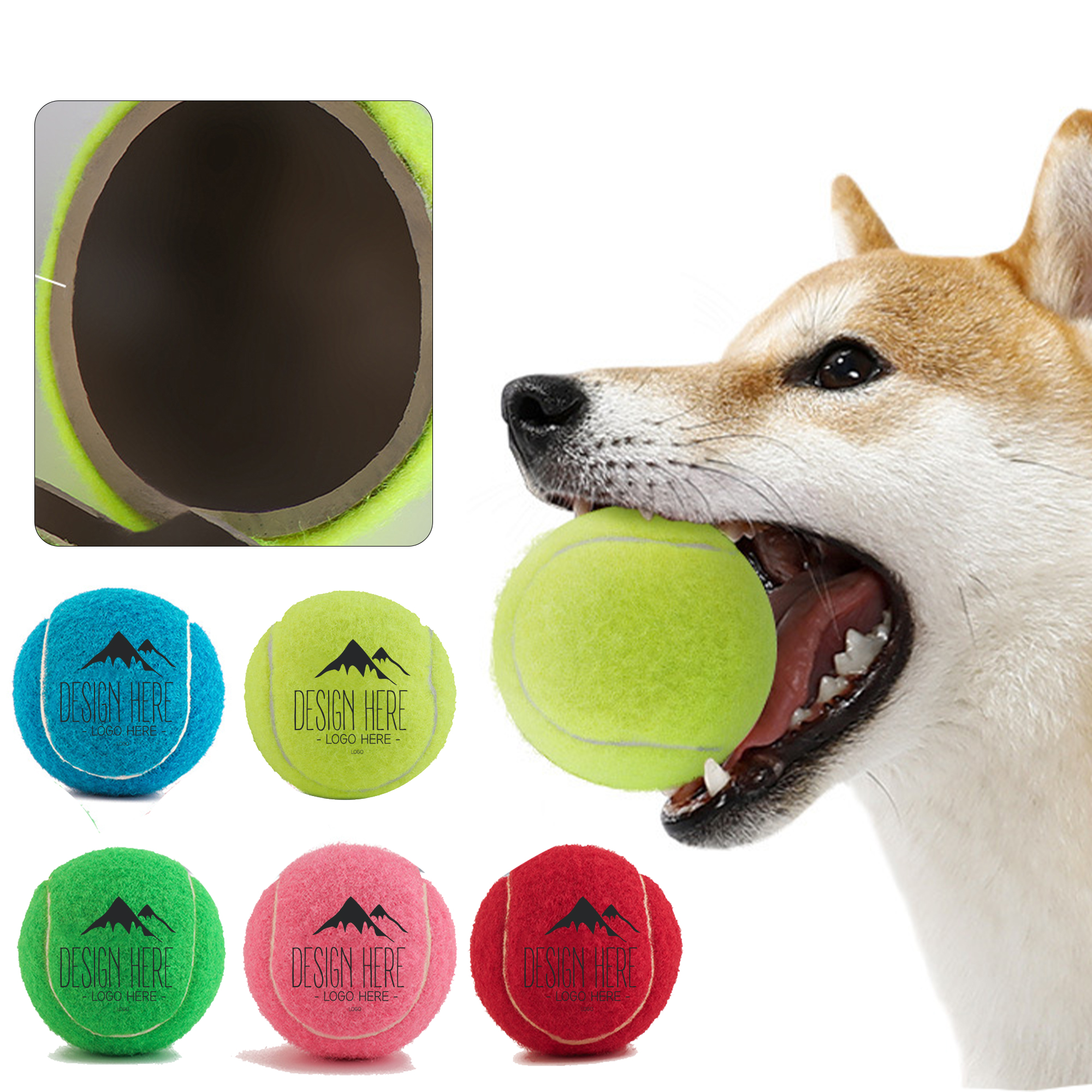 Training Tennis Balls High Bounce Pet Fetch Toy 3