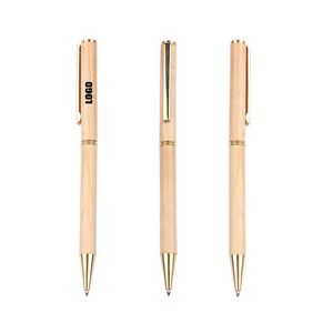 Business Maple Wooden Twist Writing Pen 14