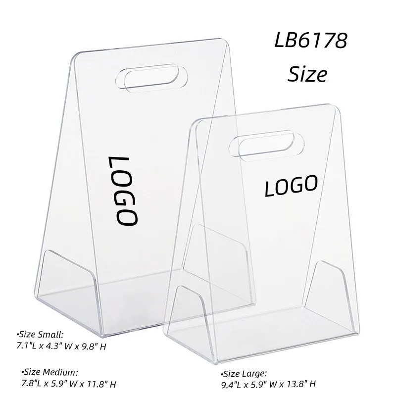 Hand-Held Acrylic Flower Bag for Bouquets Florist Shop 2